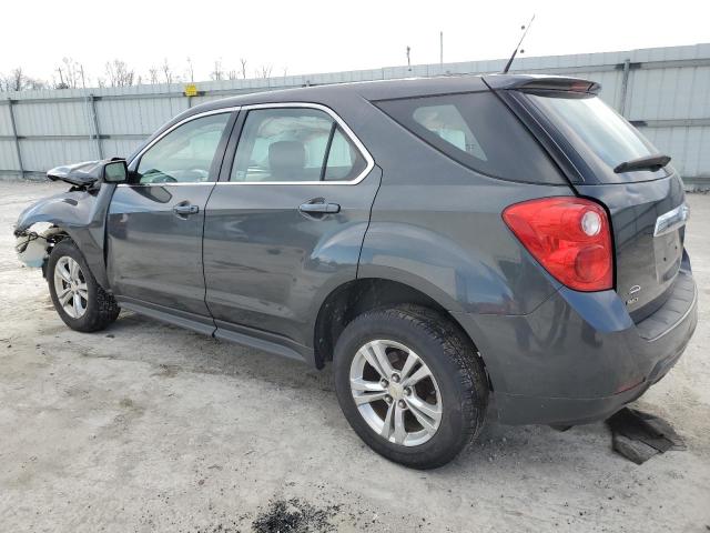 2CNFLCEC0B6201537 - 2011 CHEVROLET EQUINOX LS GRAY photo 2