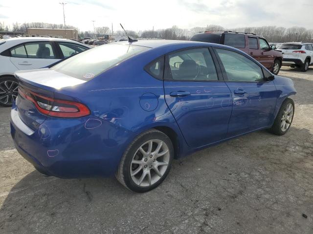 1C3CDFBA3DD308227 - 2013 DODGE DART SXT BLUE photo 3