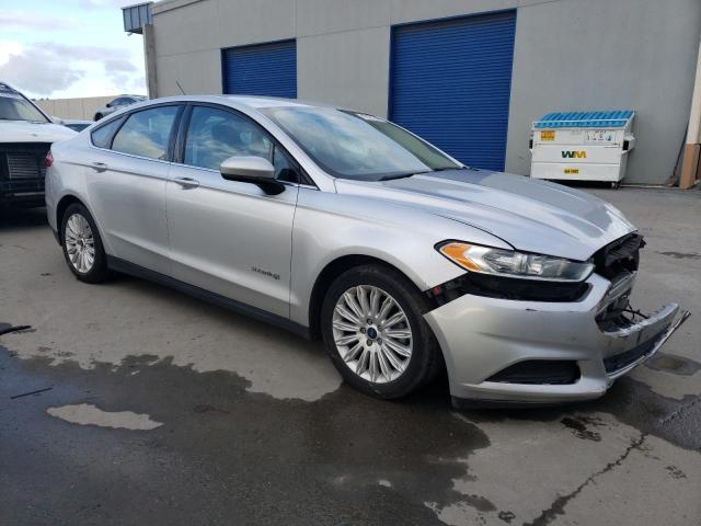 3FA6P0UUXFR106358 - 2015 FORD FUSION S HYBRID GRAY photo 4