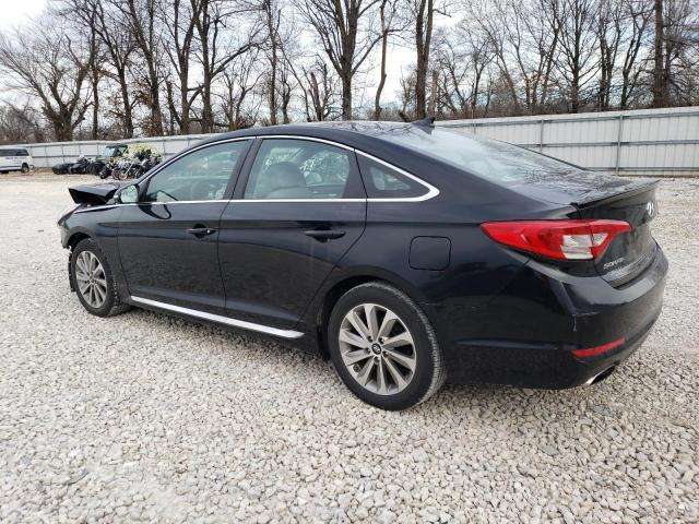 5NPE34AF4HH526041 - 2017 HYUNDAI SONATA SPORT BLACK photo 2