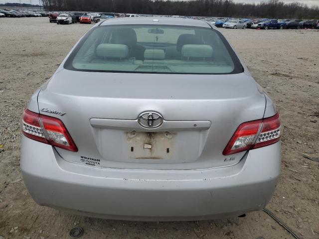 4T4BF3EK0BR152991 - 2011 TOYOTA CAMRY BASE SILVER photo 6