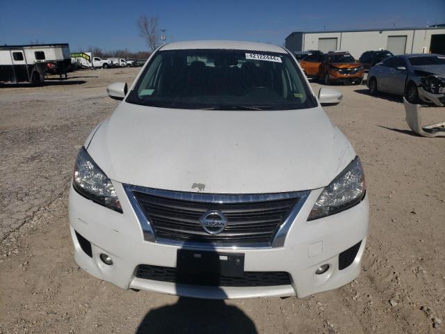 3N1AB7AP3FY355684 - 2015 NISSAN SENTRA S WHITE photo 5