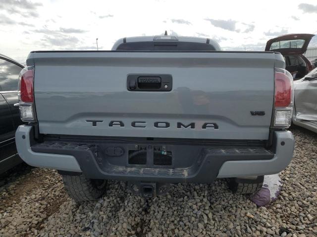 3TMCZ5AN6LM304140 - 2020 TOYOTA TACOMA DOUBLE CAB GRAY photo 6