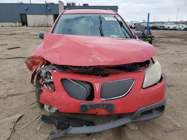 5Y2SL63825Z468979 - 2005 PONTIAC VIBE RED photo 5