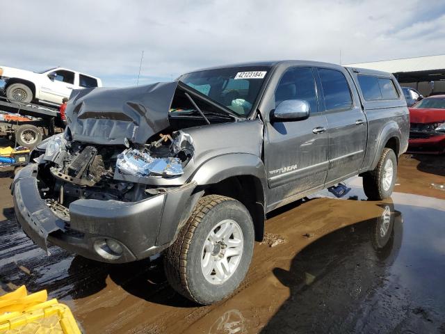 5TBDT44106S521544 - 2006 TOYOTA TUNDRA DOUBLE CAB SR5 GRAY photo 1