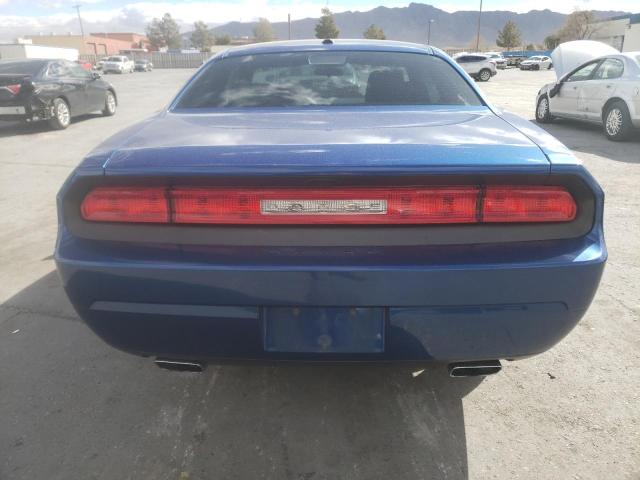 2C3CDYAGXCH259787 - 2012 DODGE CHALLENGER SXT BLUE photo 6