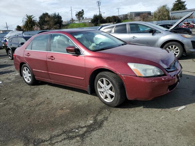 1HGCM66594A043812 - 2004 HONDA ACCORD EX RED photo 4