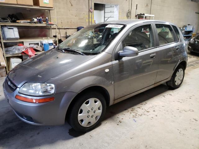 KL1TD66677B790208 - 2007 CHEVROLET AVEO BASE GRAY photo 1