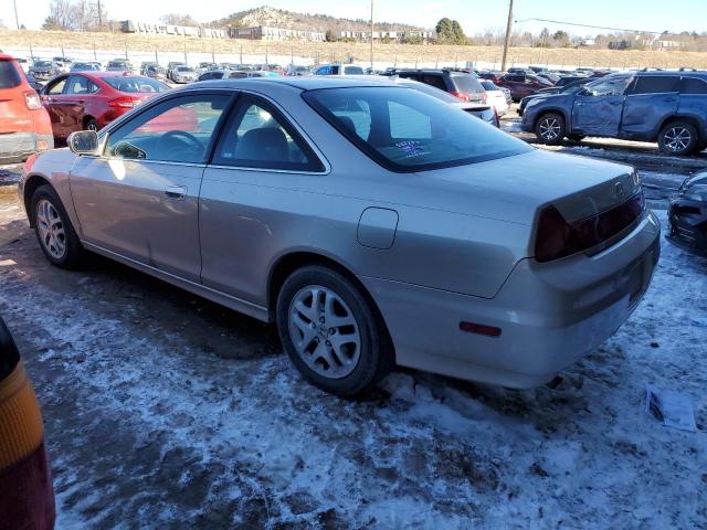 1HGCG22541A025364 - 2001 HONDA ACCORD EX BEIGE photo 2