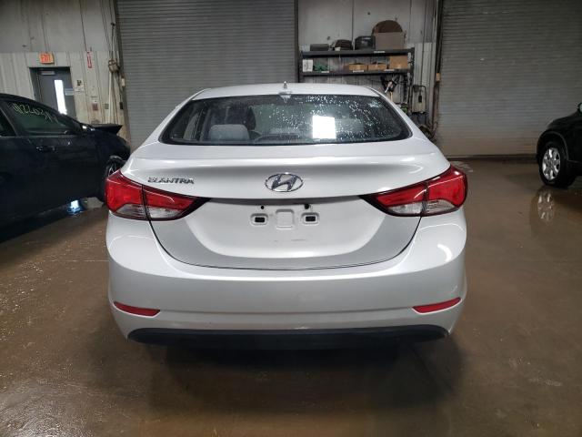 KMHDH4AE0GU517017 - 2016 HYUNDAI ELANTRA SE SILVER photo 6