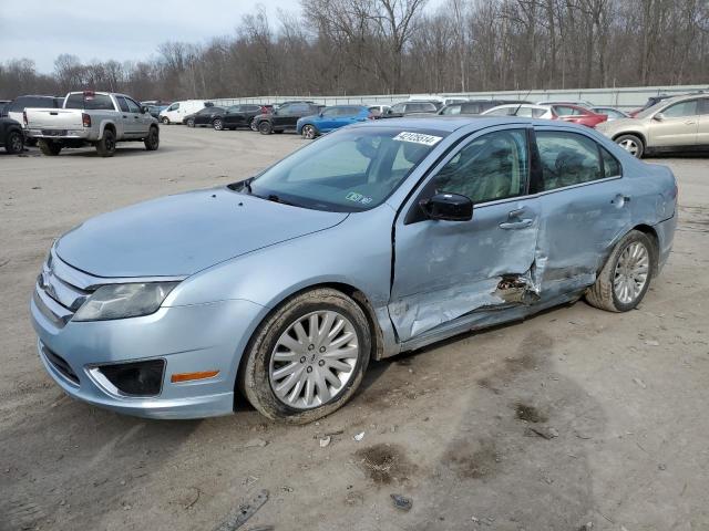 3FADP0L39AR100107 - 2010 FORD FUSION HYBRID BLUE photo 1