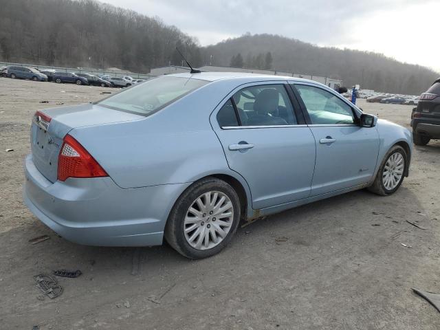 3FADP0L39AR100107 - 2010 FORD FUSION HYBRID BLUE photo 3