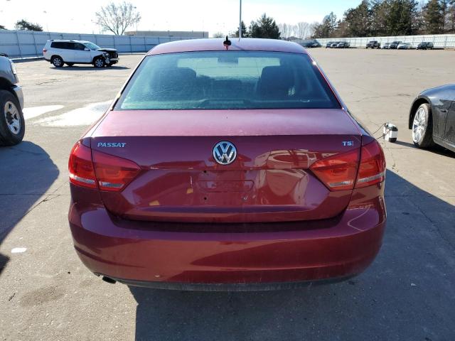 1VWAS7A33FC122274 - 2015 VOLKSWAGEN PASSAT S RED photo 6