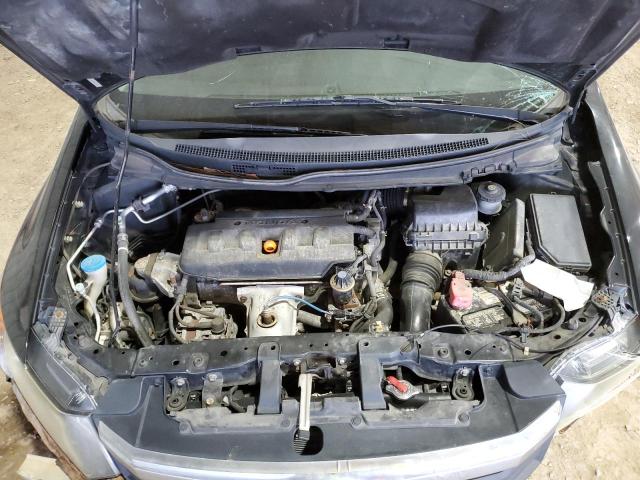 2HGFB2F9XCH307991 - 2012 HONDA CIVIC EXL შავი ფოტო 11