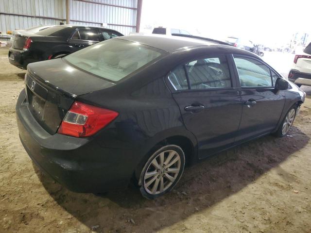 2HGFB2F9XCH307991 - 2012 HONDA CIVIC EXL შავი ფოტო 3