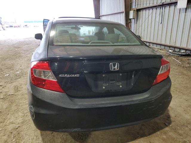 2HGFB2F9XCH307991 - 2012 HONDA CIVIC EXL შავი ფოტო 6