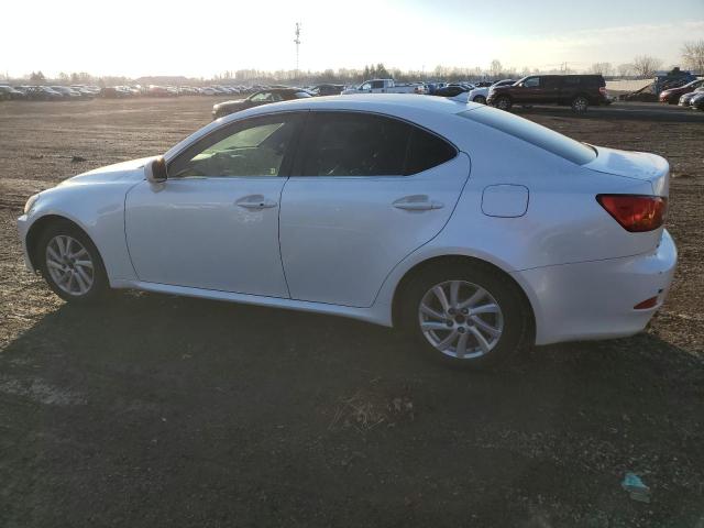 JTHCK262382020365 - 2008 LEXUS IS 250 WHITE photo 2