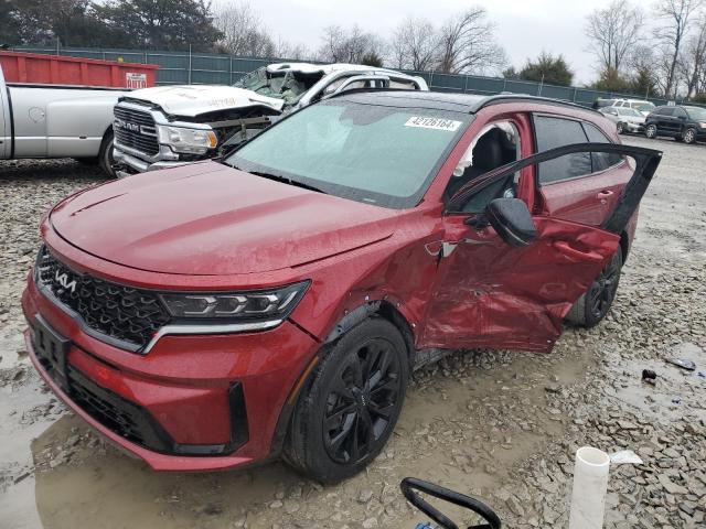 5XYRK4LF5NG087761 - 2022 KIA SORENTO SX RED photo 1