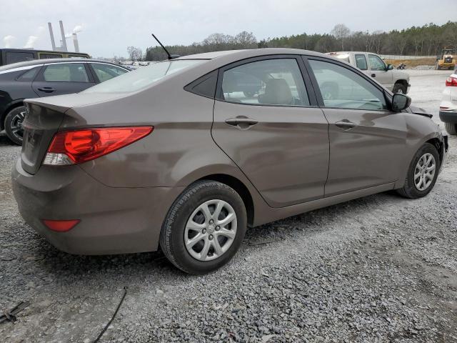 KMHCT4AE0EU710033 - 2014 HYUNDAI ACCENT GLS BROWN photo 3