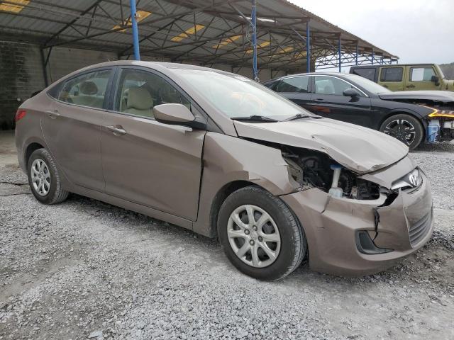 KMHCT4AE0EU710033 - 2014 HYUNDAI ACCENT GLS BROWN photo 4