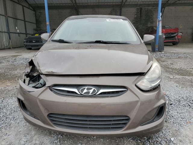 KMHCT4AE0EU710033 - 2014 HYUNDAI ACCENT GLS BROWN photo 5