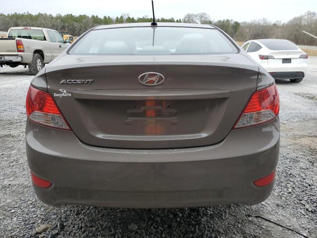 KMHCT4AE0EU710033 - 2014 HYUNDAI ACCENT GLS BROWN photo 6