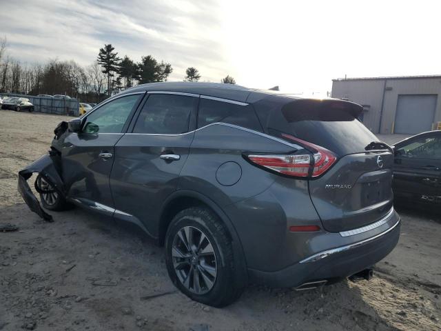 5N1AZ2MH3GN128313 - 2016 NISSAN MURANO S GRAY photo 2