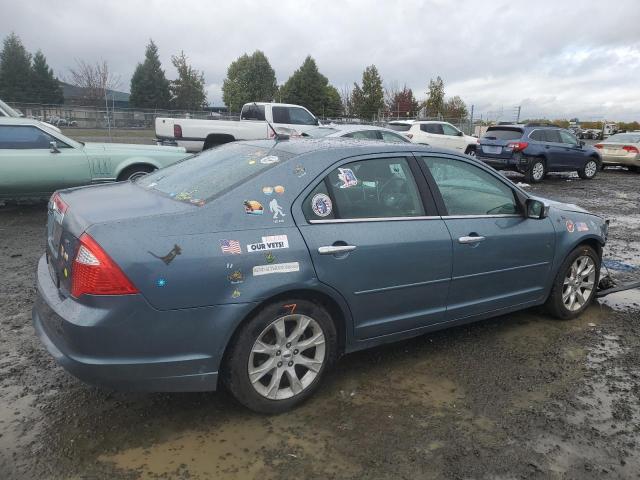 3FAHP0JA9CR156795 - 2012 FORD FUSION SEL BLUE photo 3