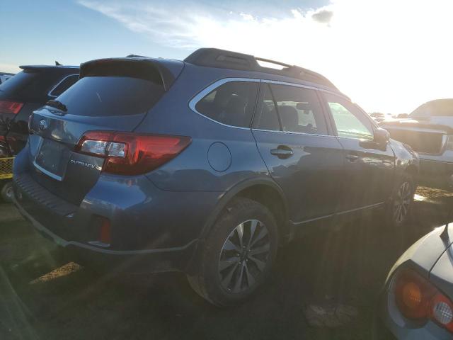 4S4BSBLC3F3314605 - 2015 SUBARU OUTBACK 2.5I LIMITED BLUE photo 3