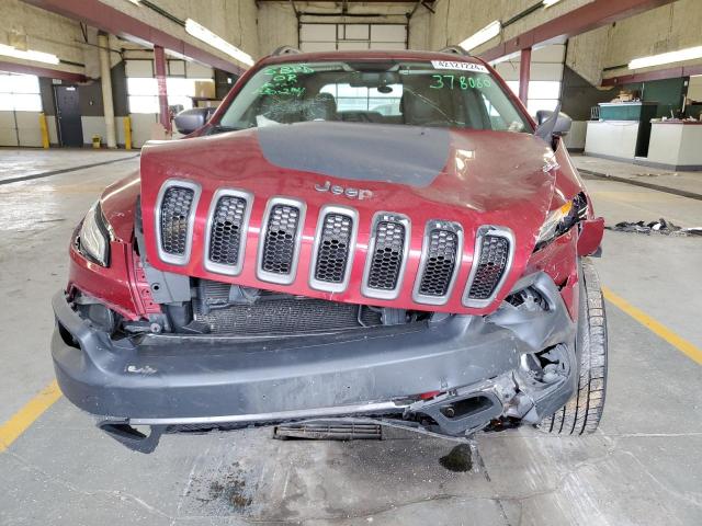 1C4PJMBS3GW378080 - 2016 JEEP CHEROKEE TRAILHAWK 栗色 照片 5