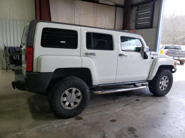 5GTDN13E778242627 - 2007 HUMMER H3 WHITE photo 3