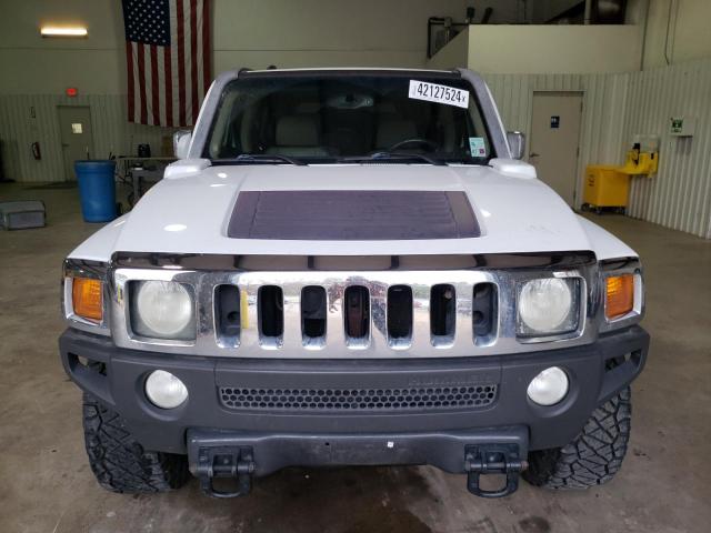 5GTDN13E778242627 - 2007 HUMMER H3 WHITE photo 5