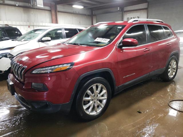 1C4PJMDS4FW717845 - 2015 JEEP CHEROKEE LIMITED RED photo 1