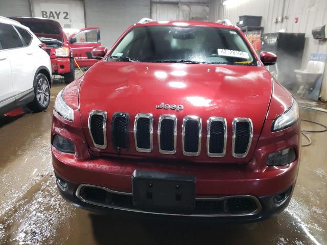 1C4PJMDS4FW717845 - 2015 JEEP CHEROKEE LIMITED RED photo 5