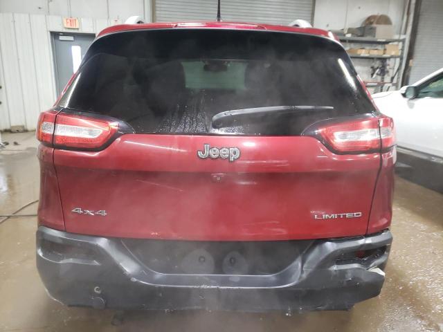 1C4PJMDS4FW717845 - 2015 JEEP CHEROKEE LIMITED RED photo 6
