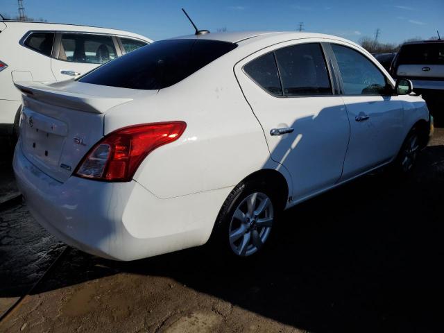 3N1CN7AP9DL849977 - 2013 NISSAN VERSA S WHITE photo 3