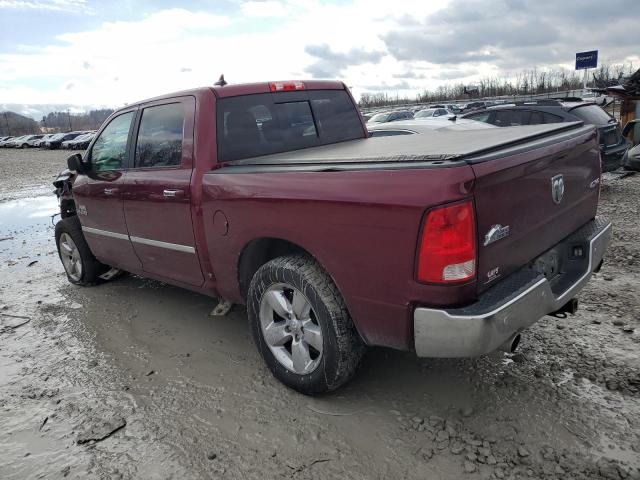 1C6RR7LT3HS597194 - 2017 RAM 1500 SLT BURGUNDY photo 2