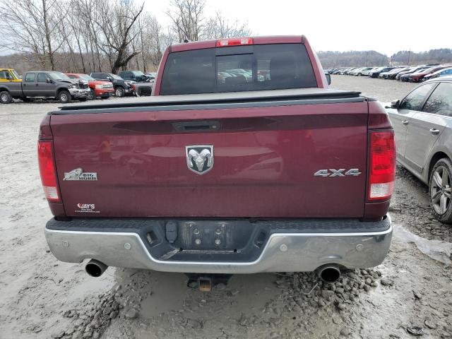 1C6RR7LT3HS597194 - 2017 RAM 1500 SLT BURGUNDY photo 6