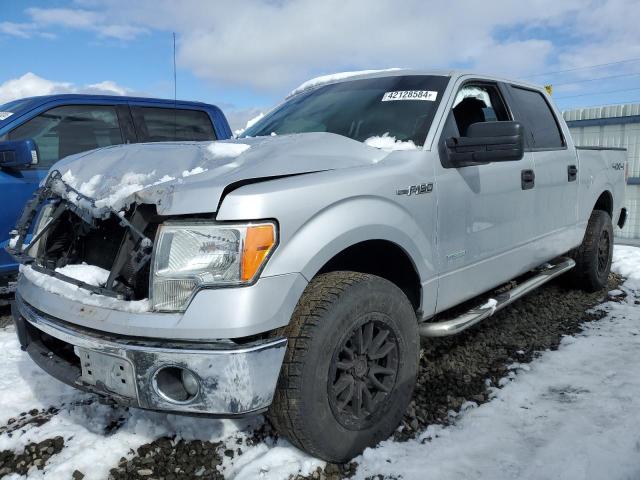 1FTFW1ET5CKD58463 - 2012 FORD F150 SUPERCREW SILVER photo 1