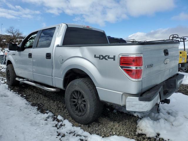 1FTFW1ET5CKD58463 - 2012 FORD F150 SUPERCREW SILVER photo 2