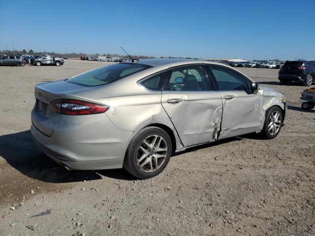 3FA6P0H75FR296610 - 2015 FORD FUSION SE BEIGE photo 3