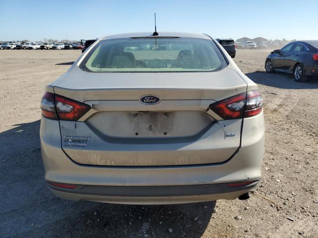 3FA6P0H75FR296610 - 2015 FORD FUSION SE BEIGE photo 6