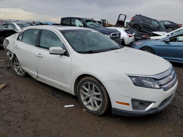 3FAHP0JG1BR170967 - 2011 FORD FUSION SEL WHITE photo 4