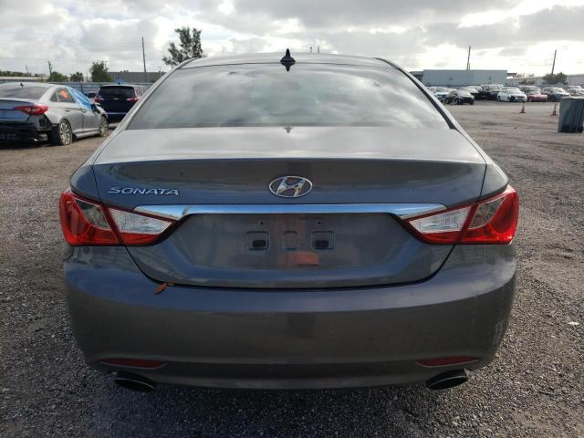 5NPEC4AC1DH787370 - 2013 HYUNDAI SONATA SE GRAY photo 6