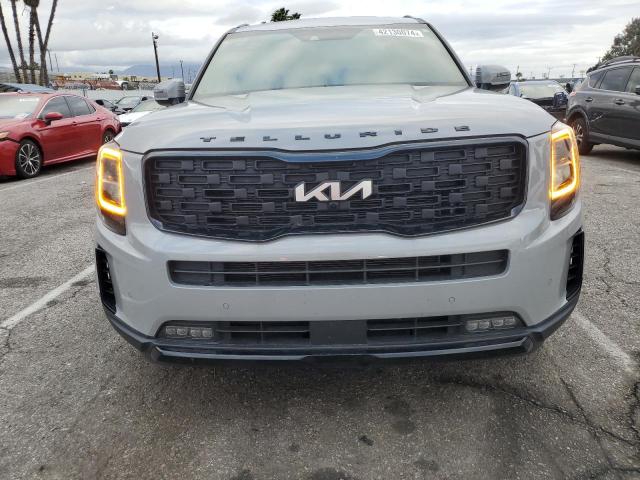 5XYP5DHC9NG297907 - 2022 KIA TELLURIDE SX GRAY photo 5