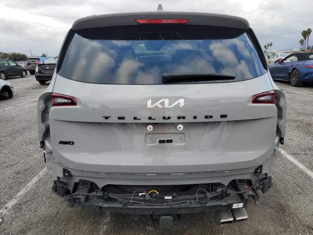 5XYP5DHC9NG297907 - 2022 KIA TELLURIDE SX GRAY photo 6