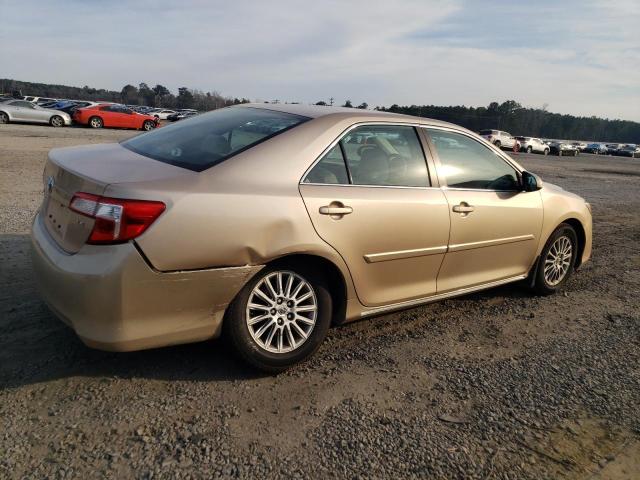 4T4BF1FK9CR268582 - 2012 TOYOTA CAMRY BASE GOLD photo 3