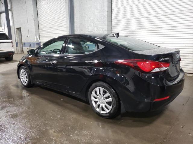 KMHDH4AE3FU342261 - 2015 HYUNDAI ELANTRA SE BLACK photo 2