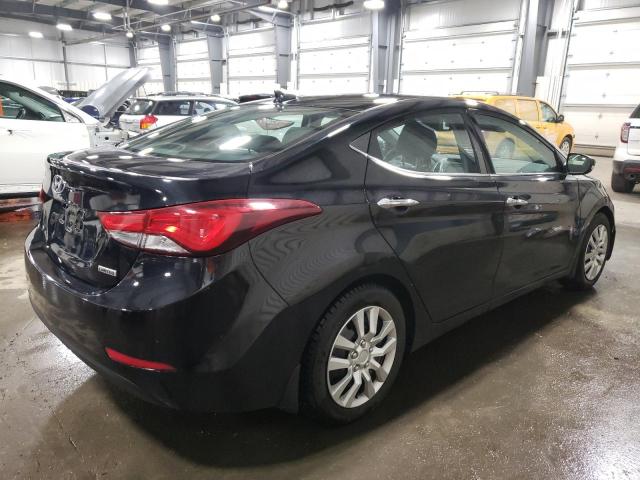 KMHDH4AE3FU342261 - 2015 HYUNDAI ELANTRA SE BLACK photo 3