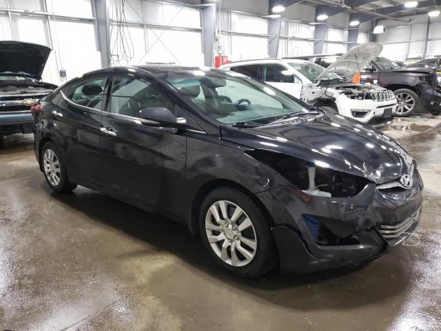 KMHDH4AE3FU342261 - 2015 HYUNDAI ELANTRA SE BLACK photo 4